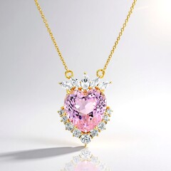 Collana in argento con Kunzite