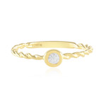 Zilveren ring met een zirkoon