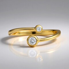 Anello in oro con Diamante I1 (H)
