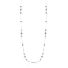 Weißer Topas-Silbercollier (Dallas Prince Designs)