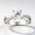 Anello in argento con Topazio Bianco