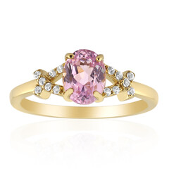 Anello in argento con Kunzite