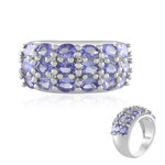 Anello in argento con Tanzanite