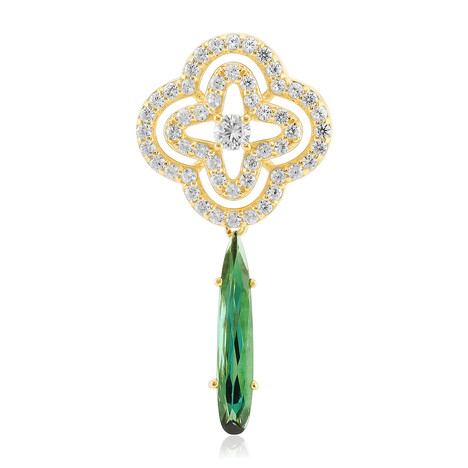 Zilveren hanger met een indigoliet (Adela Silber)