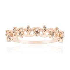 Bague en or et Diamant rose de France SI1 d'Argyle 