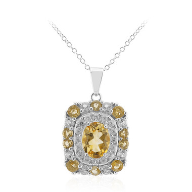 Collana in argento con Citrino