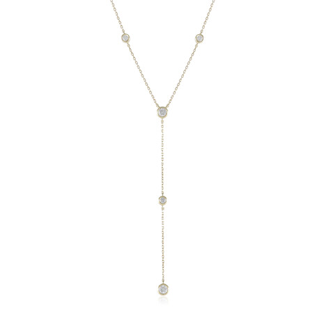 Collar en oro con Diamante I3 (H) (de Melo Gold)