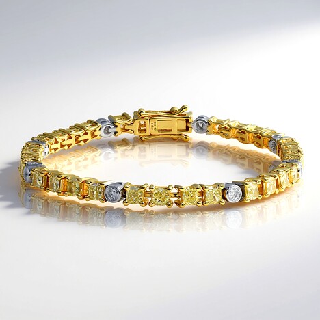Bracciale in oro con Diamante Giallo SI2 (CIRARI)