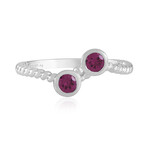 Rhodolite Silver Ring