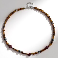 Collana in argento con Ematite Nera