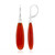 Pendientes en plata con Cornalina