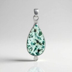 Ciondolo in argento con Gemma Silicea (Bali Barong)