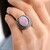 Kunzite Silver Ring (Annette classic)