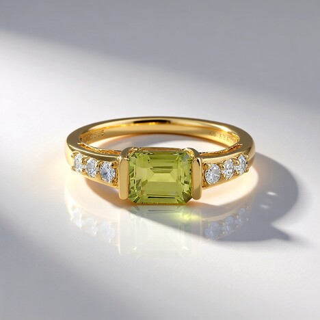 Anello in oro con Tormalina Brasiliana (AMAYANI)