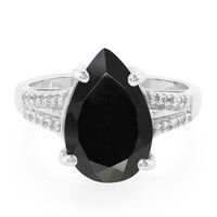 Anello in argento con Spinello Nero
