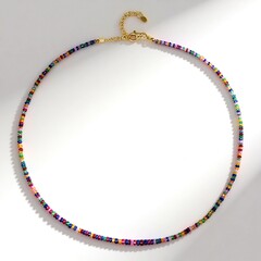 Collana in argento con Granato Mandarino (Riya)