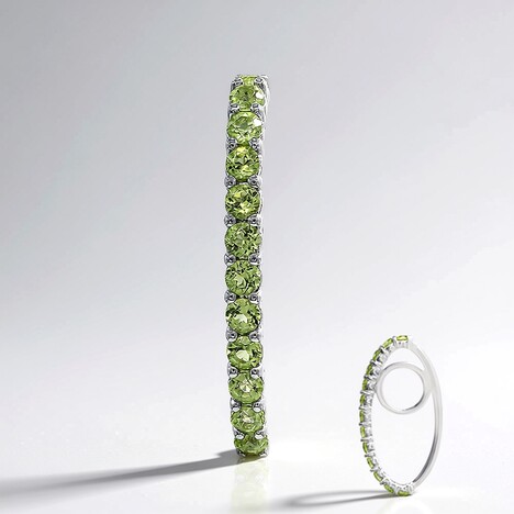 Ciondolo in argento con Peridoto (MONOSONO COLLECTION)