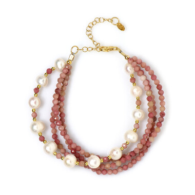 Edelstein-Silberarmband (Riya)