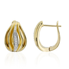 Orecchini in argento con Diamante SI1 (G)