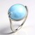 Anello in argento con Larimar