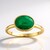 Anello in oro con Smeraldo Zambia