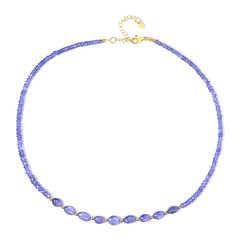 Tanzanite Silver Necklace