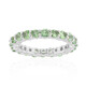 Bague en argent et Tsavorite de Tanzanie