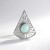 Ciondolo in argento con Acquamarina Brasiliana (MONOSONO COLLECTION)