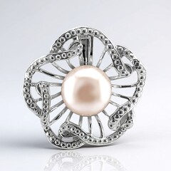 Ciondolo in argento con Perla di Acqua Dolce (TPC)