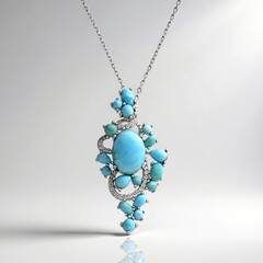 Collana in argento con Larimar