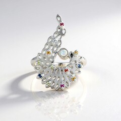 Anello in argento con Opale di Welo