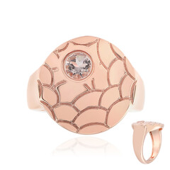 Bague en argent et Morganite de Madagascar