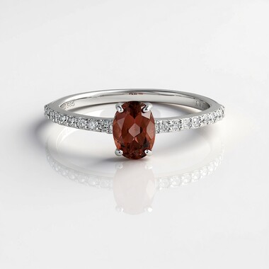 14K Oregon Sunstone Gold Ring (AMAYANI)
