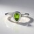 Anello in argento con Peridoto