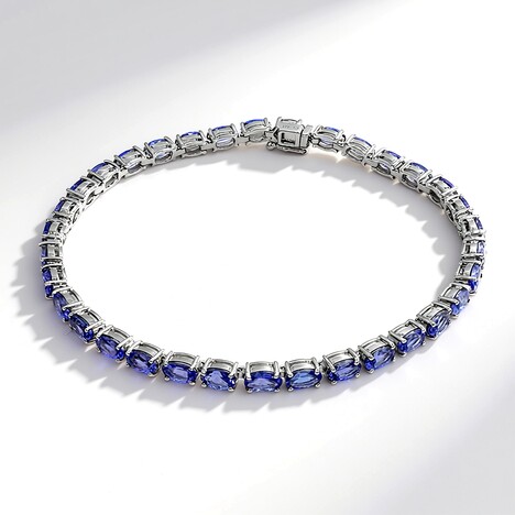 Bracelet en or et Tanzanite AAA