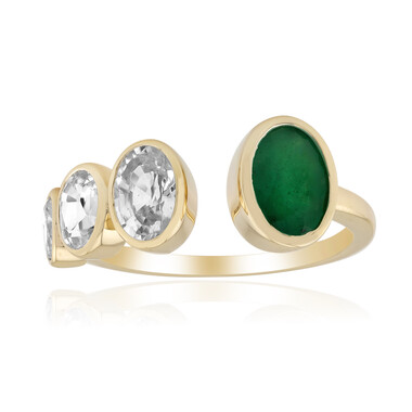 Sambia-Smaragd-Goldring