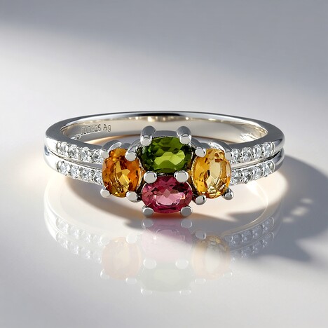 Bague en argent et Tourmaline