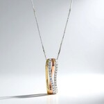 Collana in oro con Diamante SI1 (H)