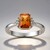 Anello in argento con Topazio Tepetate