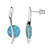 Türkis-Silberohrringe (dagen)