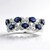 Anello in oro con Zaffiro Ceylon Blu (CIRARI)