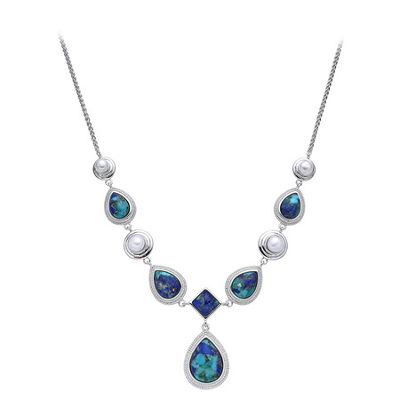 Collana in argento con Gemma