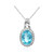 Collier en or et Apatite bleue