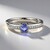 Anello in argento con Tanzanite