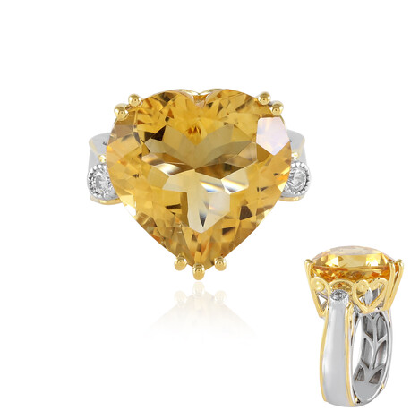 Anello in argento con Citrino (Gems en Vogue)