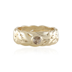 Anello in oro con Diamante Champagne I3 (de Melo)