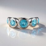 Anello in argento con Zircone Ratanakiri