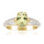 Gouden ring met een Kleurwissel diaspoor