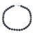 Hämatit-Silberhalskette