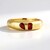 Anello in argento con Rubino Tanzania